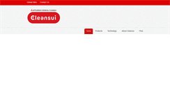 Desktop Screenshot of cleansui.com.au